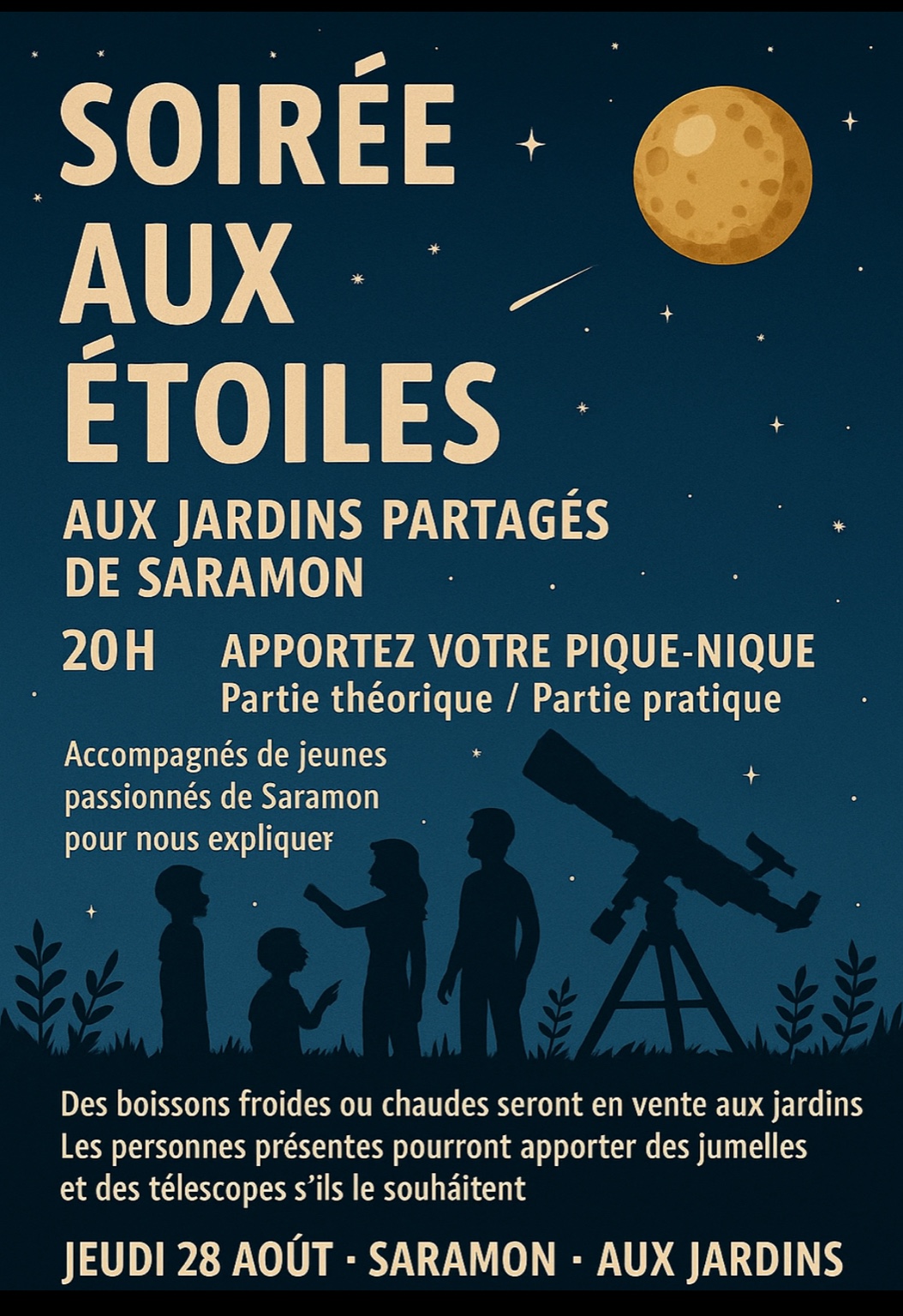 Affiche Soirée aux étoiles